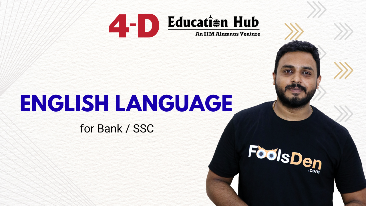 English Language - BANK & SSC