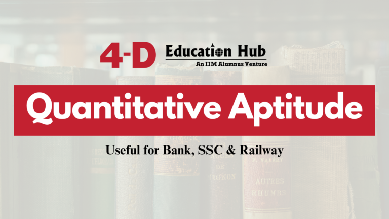 Quantitative Aptitude
